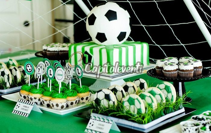 Compleanno a tema calcio per un bambino di 10 anni 